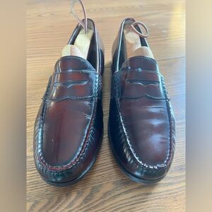 Johnston & Murphy Burgundy Leather Loafers